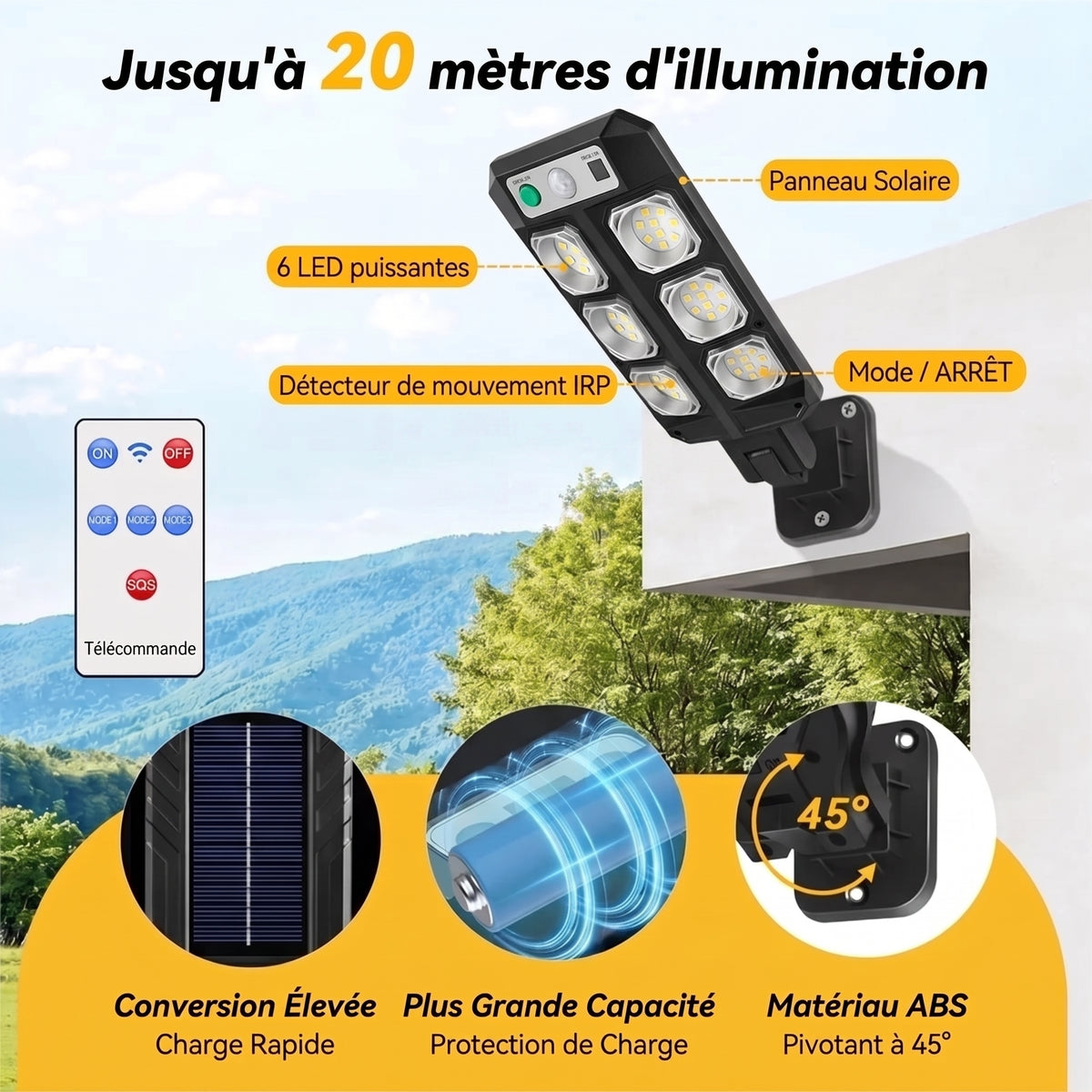 Projecteur Solaire Intelligent