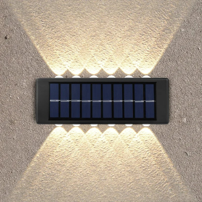 Lampe murale solaire à 12 LED