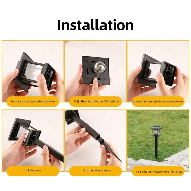 Lampe solaire de jardin